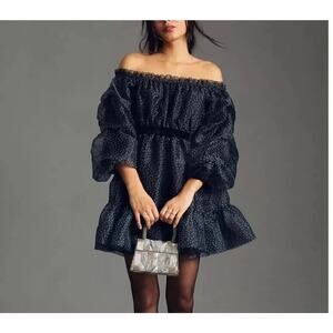 NEW MARE MARE Anthropologie Size XS Tiered Strapless Mini Dress